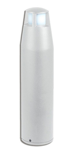 Farol Piso Hongo Exterior G9 Aluminio Blanco  50cm 6025 Fw