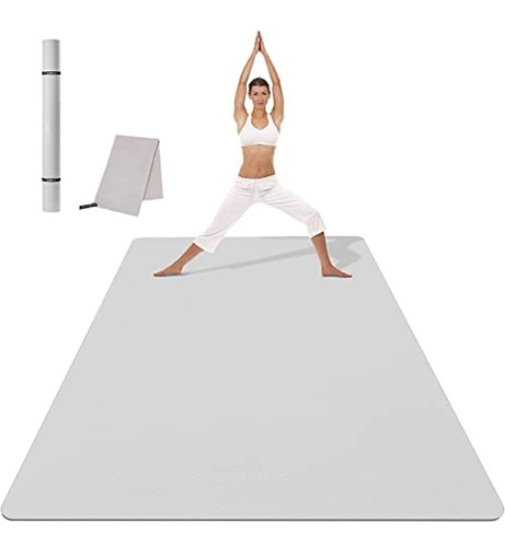 Cambivo Esterilla De Yoga Grande (6'x 4'), Tapete De Entrena