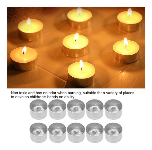 Fabricación De Velas Molde Contenedor 50pcs Vela Base Mayor