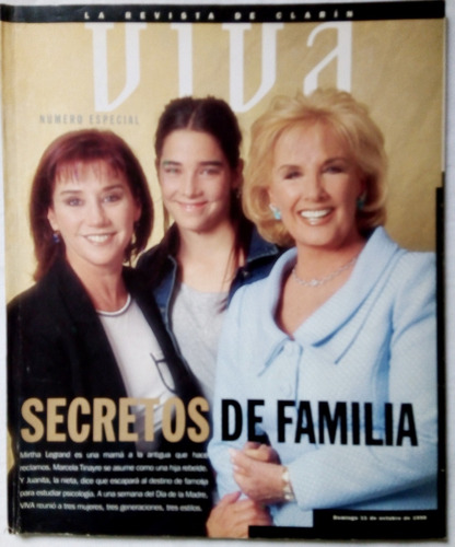 Revista Viva Especial Mirtha Legrand Y Familia - 11-10-1998