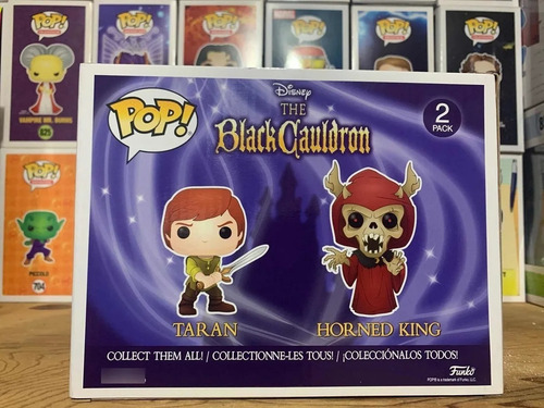 Pop! Disney Black Cauldron: Taran & Horned King 2 Pack