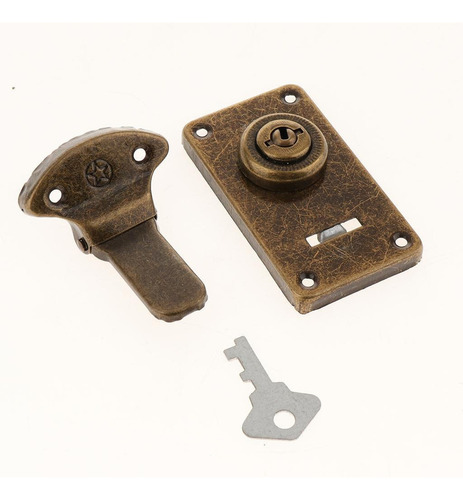 Zz 1 Uds., Gancho De Cerrojo De Vintage, Bronce,