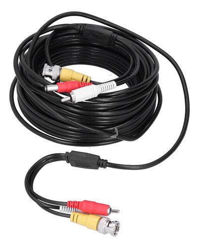 Cable De Alimentación Cctv Portátil 3 En 1 Para Vídeo Bnc++d