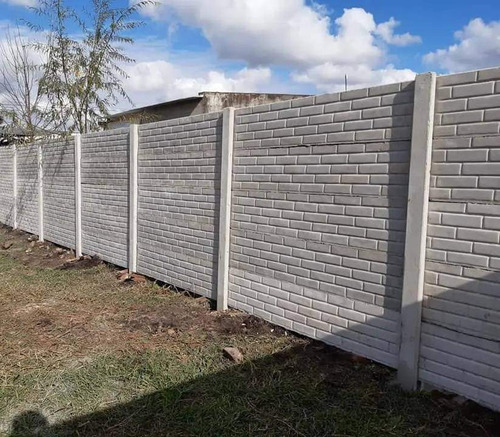 Muro Cerco Perimetral Hormigón Premoldeado - Ladrillo Vista Nude