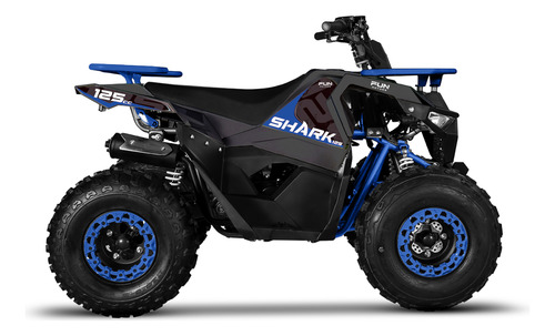 Quadriciclo Infantil Fun Shark 125cc Azul