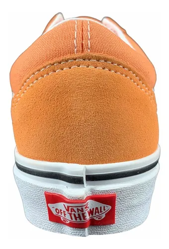 Tenis vans best sale mujer naranja