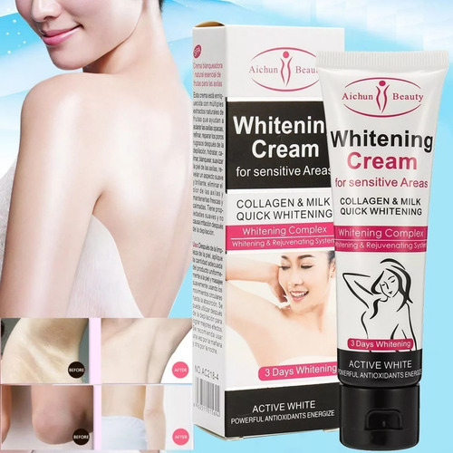 2 Cremas Blanqueadoras De Axilas Con Colágeno Y Leche