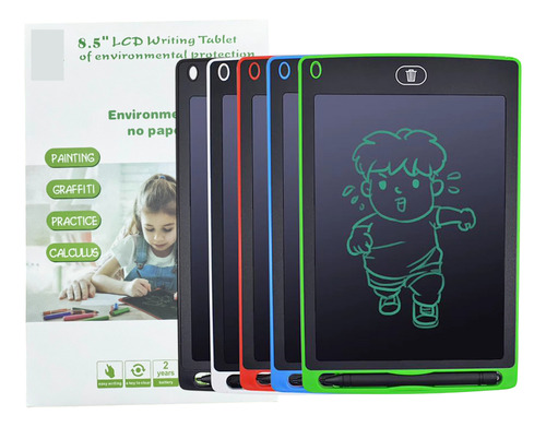 10 Pizarra Mágica Lcd Niños Tableta Multicolor 8'5 Mayoreo