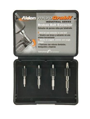 Alden 4507p Micro Grabit Broken Bolt Extractor Kit De 4 Piez