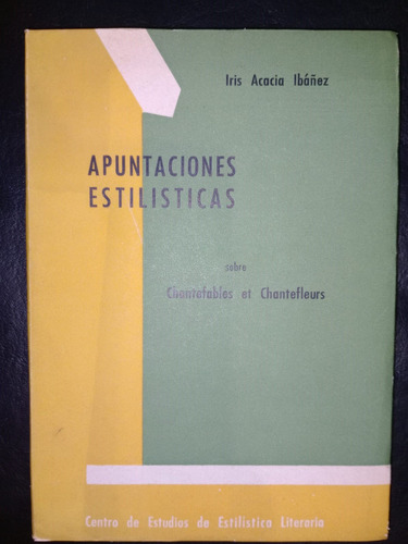 Libro Apuntaciones Estilísticas Iris Acacia Ibáñez