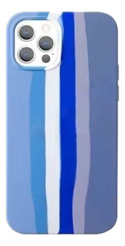 Funda Silicona Case Arcoiris Para iPhone 13 12 11 8 7 6 Plus