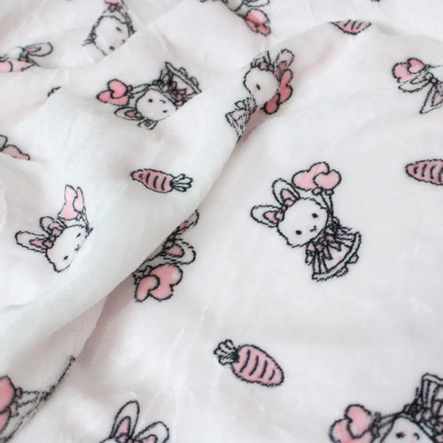 Cobija Para Bebe Calientita Frazada Suave Cobertor Infantil Felpa Rosa