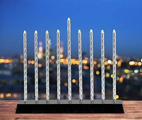 Imagen 5 de 6 de Rite Lite Diamond Cut Led Electric Menorah Hanukkah Menorah
