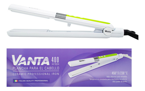 Vanta Planchita De Pelo Plancha Ceramica Alisado Hi Tech 6c