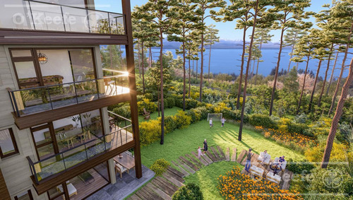 Departamento 3 Ambientes En Venta Con Vista Al Lago En Barrancas De Melipal, Bariloche.