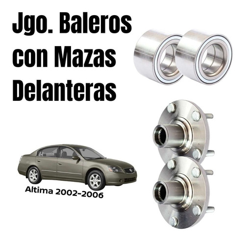 Kit Mazas Y Baleros Delanteros Altima 3.5 2004