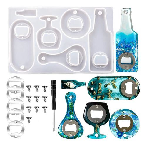 Kit De Moldes Reutilizables Para Abrir Botellas De Cerveza