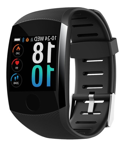 Imagen 1 de 10 de Smartwatch Reloj Pulsera Inteligente Q11 Monitor Salud Bk