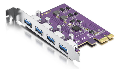 Tarjeta De Expansión Pcie To (4) Usb 3.0, Tarjeta Adicional