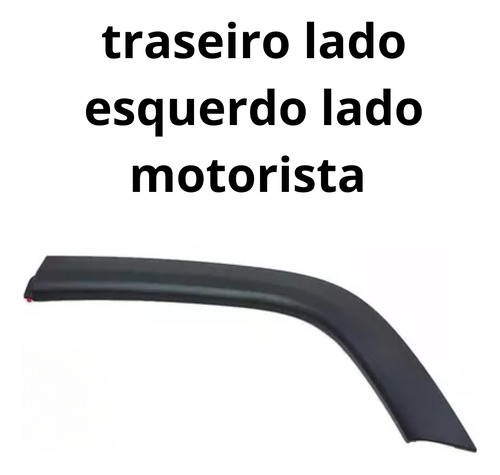 Moldura Paralama Traseiro Esquerdo Jeep Compass 2017 A 2021