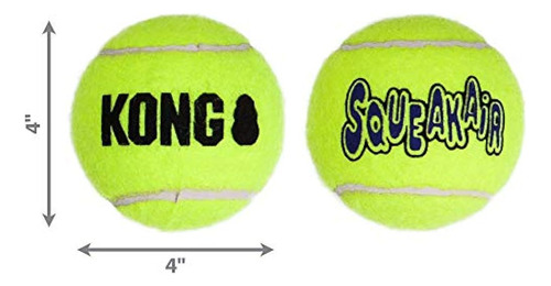 Pelota De Tenis Kong Air Dog Squeaker X-large - 1 Paquete - 