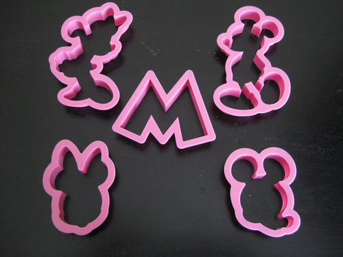 Mickey Minnie Mouse Cookie Cutter Molde Cupcake Fiesta Favor