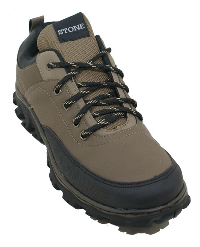 Zapatilla Stone Trekking Modelo 4100 Marron Hombre Deporfan 