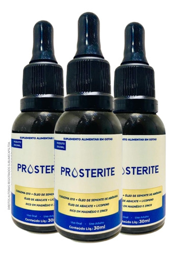 Prosterite Oficial Suplemento Glândula Inflamada Prostata 3u