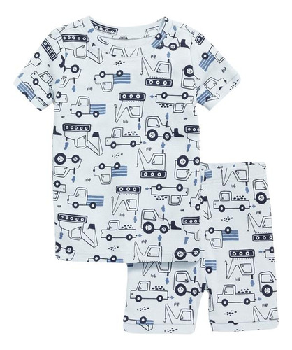 Pijama Niño Old Navy Snug Fit Estampado Set & Multicolor