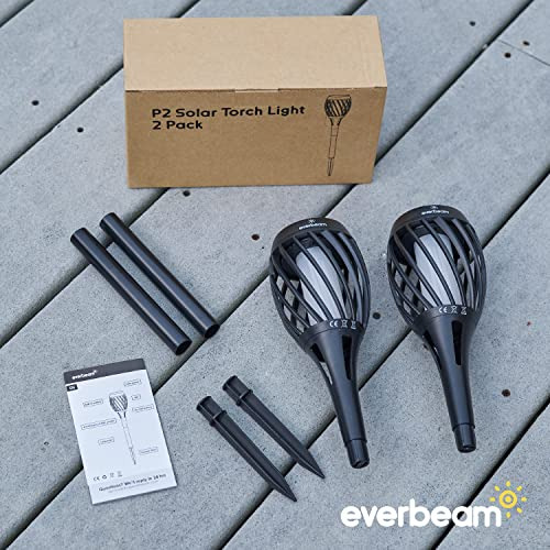 Linterna Solar Parpadeante Con Llama Everbeam P2: Luz Solar