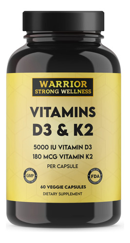 Warrior Strong Wellness - Suplemento Diettico De Vitamina D3