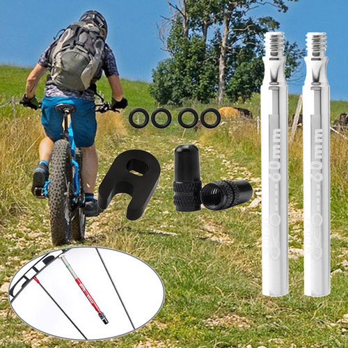 4 Presta Value Extender F / V Values De Tubo De Extensión