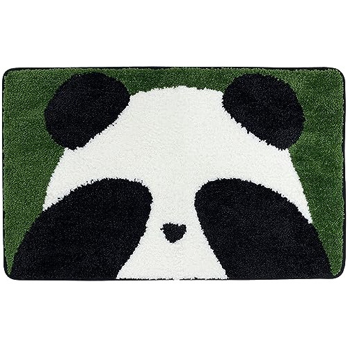 Cute Bathroom Rug Mat 20 X32  Soft Mat Panda Shape Non ...