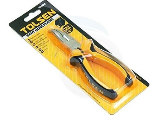 Tolsen Industrial 6  160mm Bent Snip Needle Nose Pliers Wire