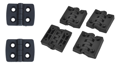 14 Bisagras De Puerta De Plástico Negro Reforzado De 40 Mm X