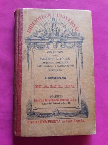 Hamlet - G Shakespeare Colección Autores Antiguos Y Modernos
