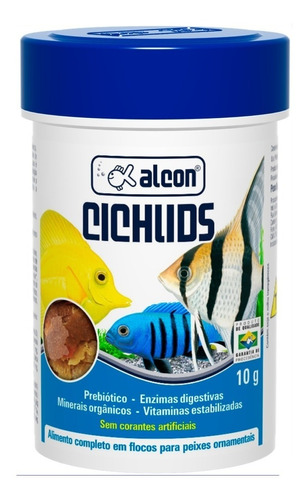Alcon Cichlids Flakes ( Ciclideos Flocos ) 10g Top