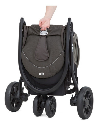 Joie Litetrax 3 travel system 3 ruedas - Dark pewter - Negro