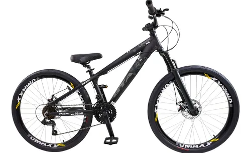 Bicicleta Aro 26 Gta Freerider 21v A Disco Cambios Shimano Cor Pr...