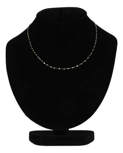 Cadena De 14k Oro Tres Colores, 0.6 Gramos Tres Colores (Usado)
