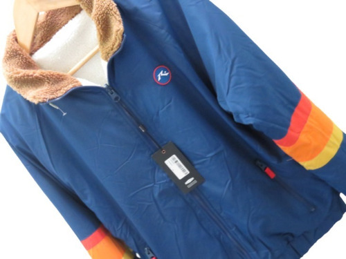 Imagen 2 de 9 de Campera Rompeviento Hombre Reversible Rusty Importada