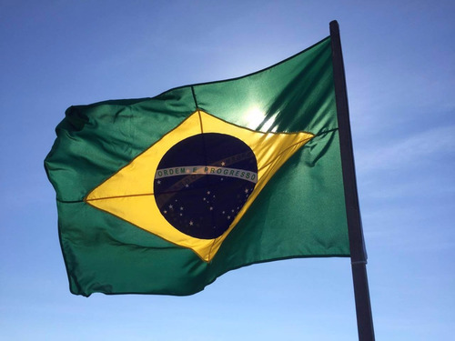 Bandeira Oficial Do Brasil Em Nylon Tam 135x193cm | Parcelamento sem juros