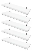 Comprar Jogo 5 Prateleira Decorativas Infantil Porta Livros Decoraset MDF Branco