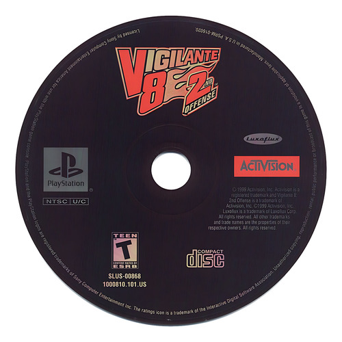 Jogo Vigilante 8 - 2nd Offense - Ps1 Midia Fisica