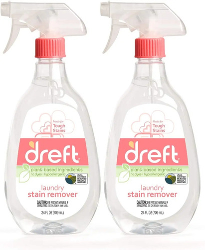 Dos Pzas De Dreft Quita Mancha Profundas Stain Remover 24oz.