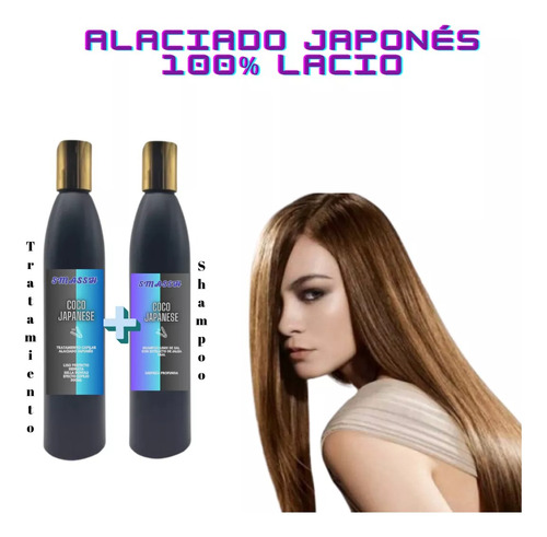 Kit Keratina Alaciado Japones + Shampoo 100% Lacio
