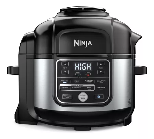 Horno de mesa eléctrico Ninja Foodi DT201 10 en 1 plata, sin