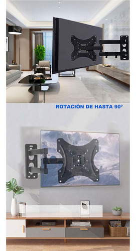Soporte Vesa Tv Monitor Articulado 14-42 Pulgadas Pantalla