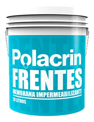 Polacrin Membrana Frentes Y Muros 20 Lts Bco Universo Pintu 