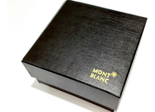 Relógio Montblanc Preto Com Pulseira Em Couro Bovino